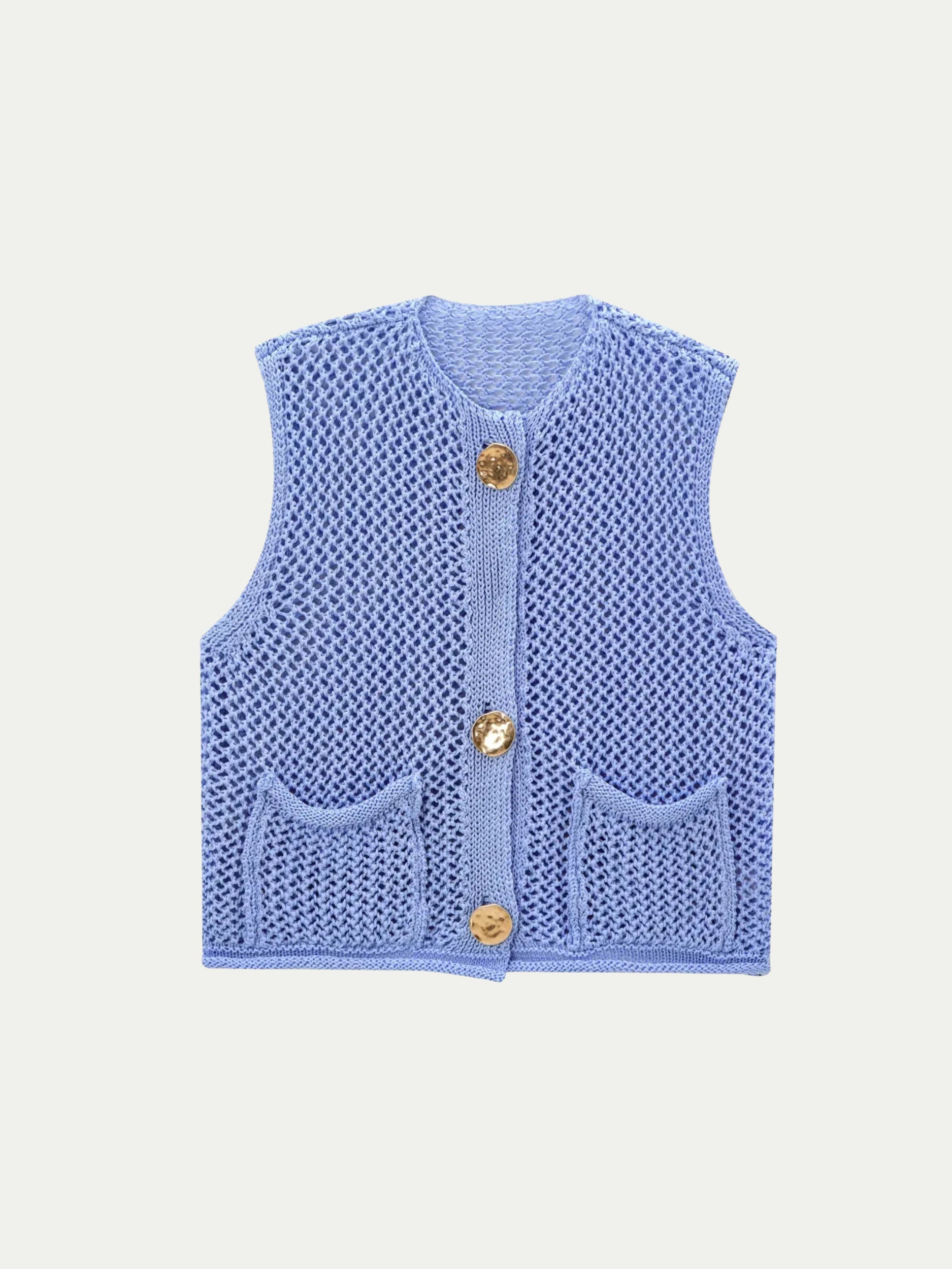 Cardigan Knit Vest
