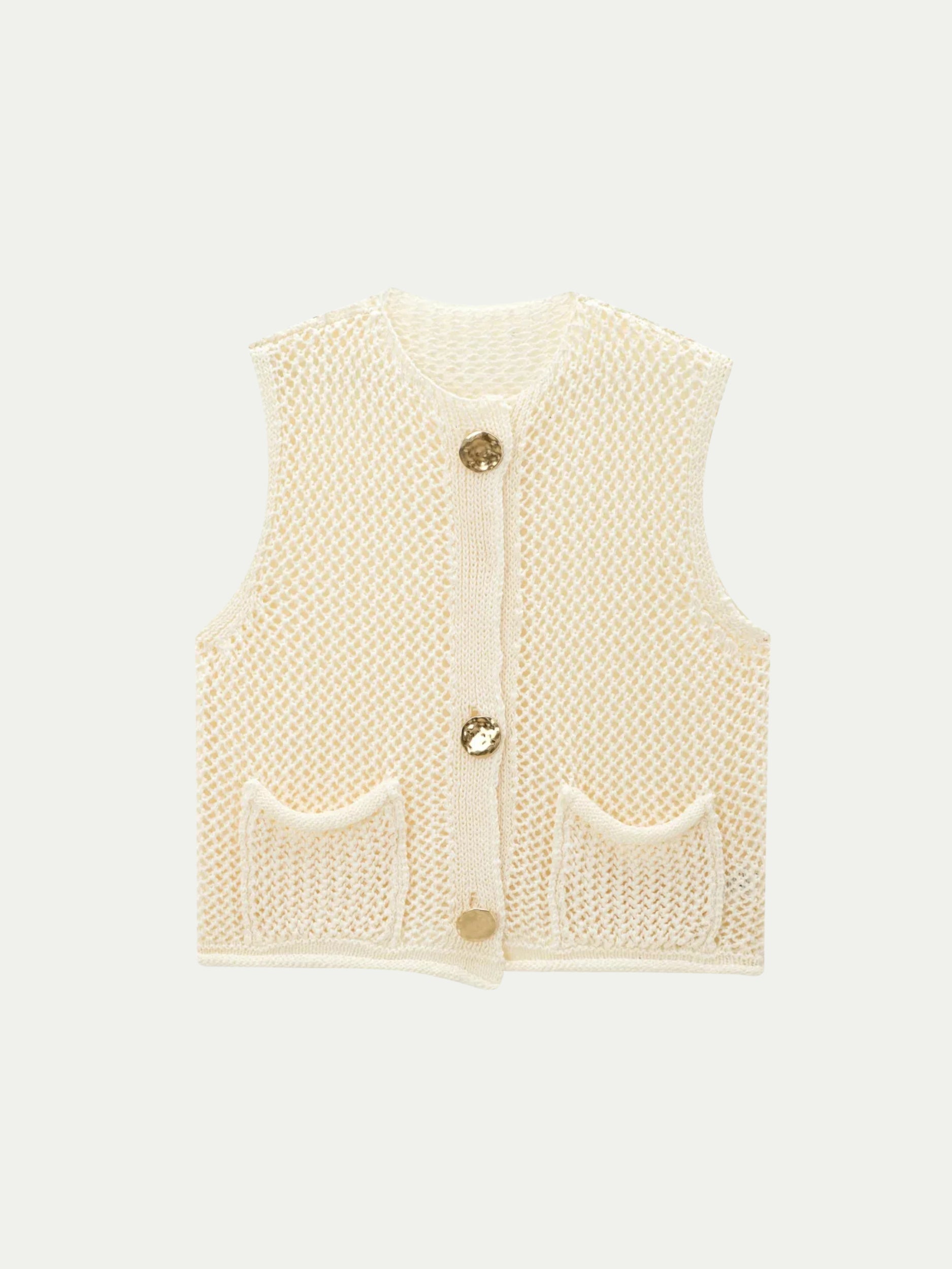 Cardigan Knit Vest