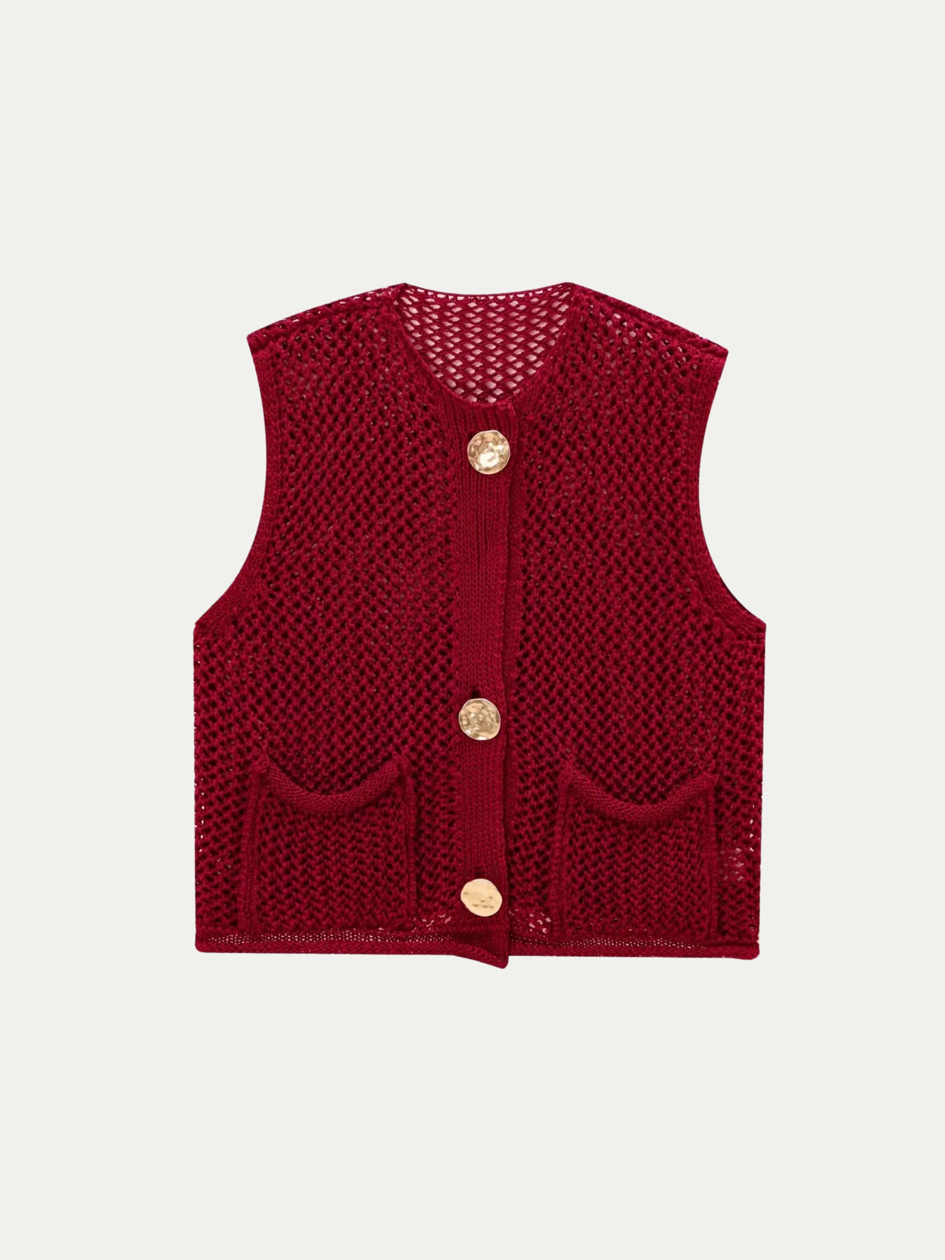 Cardigan Knit Vest