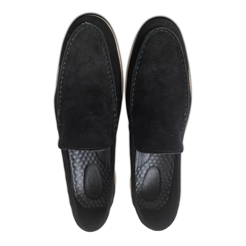 Black Suede Loafer