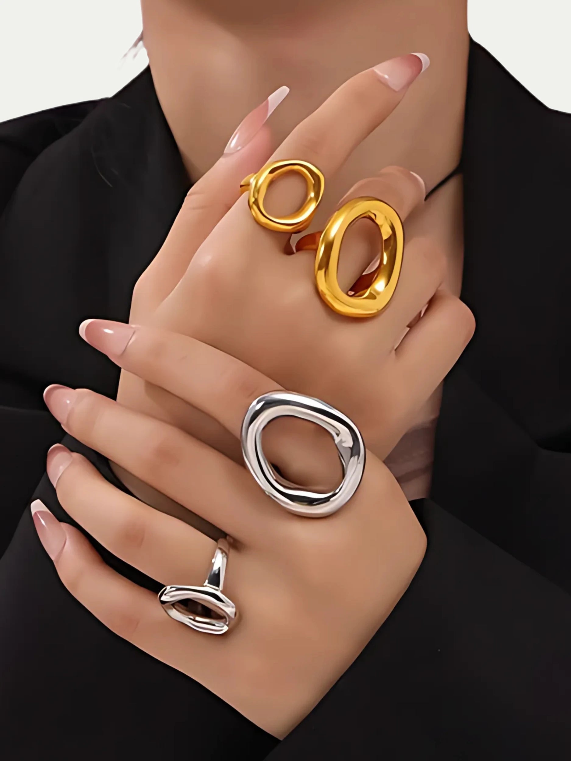Céleste Silver Ring