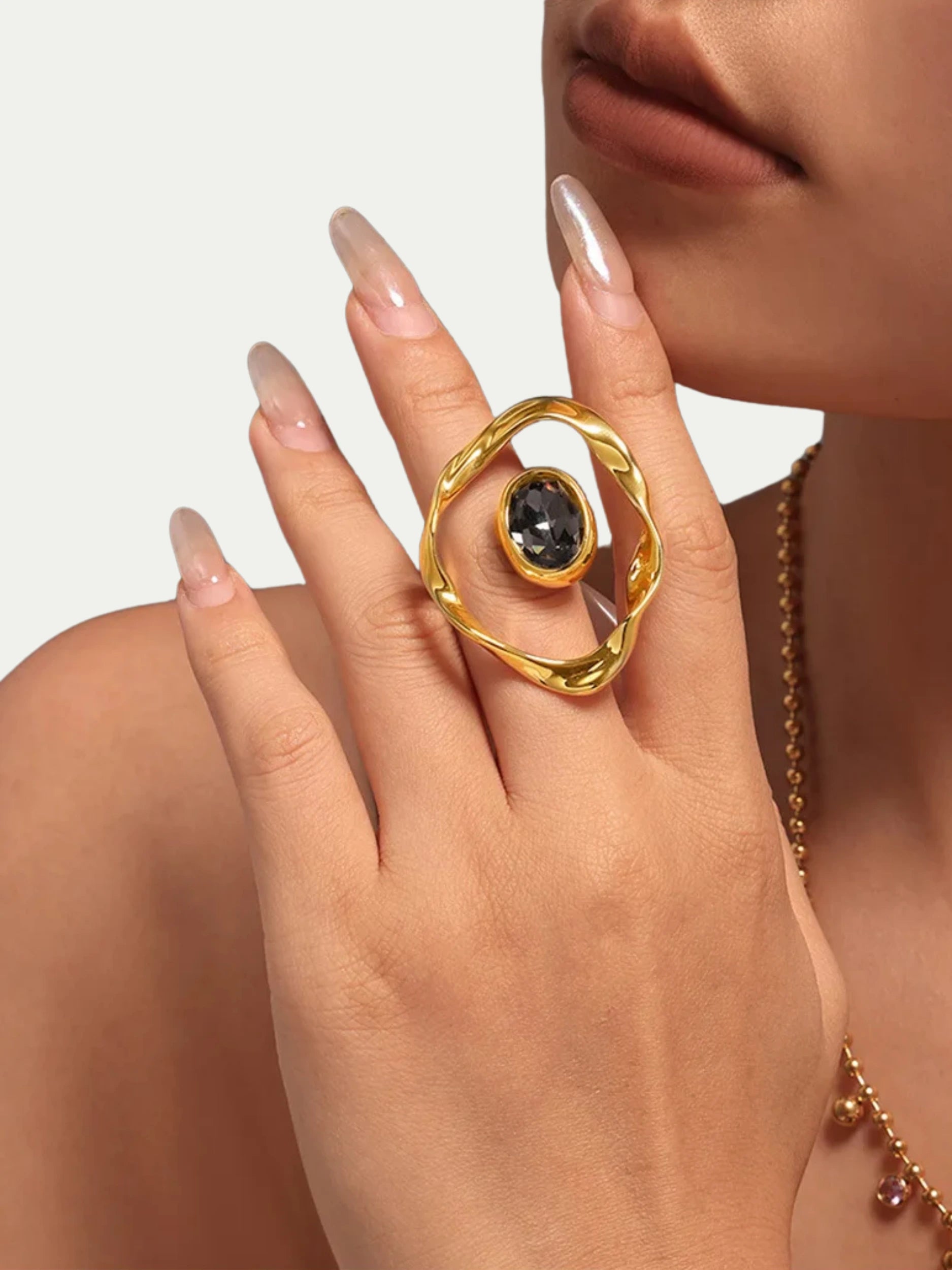 Océane Gold Ring
