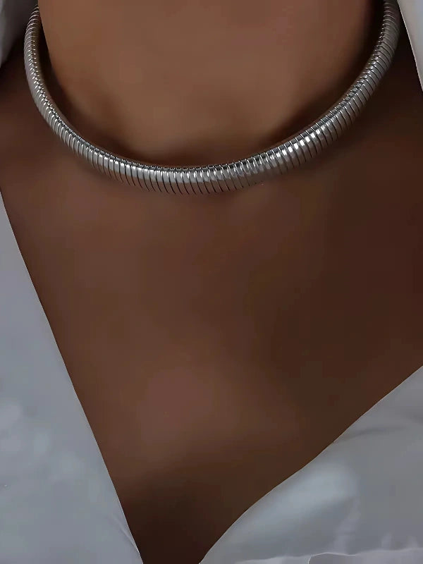 Minerva Silver Necklace